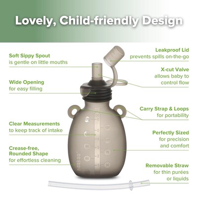 Haakaa Happii Bear Silicone Goody Pouch - 170ml